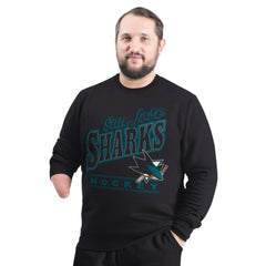 San Jose Sharks G-III Sports by Carl Banks Adaptive Headliner Fleece Sweatshirt