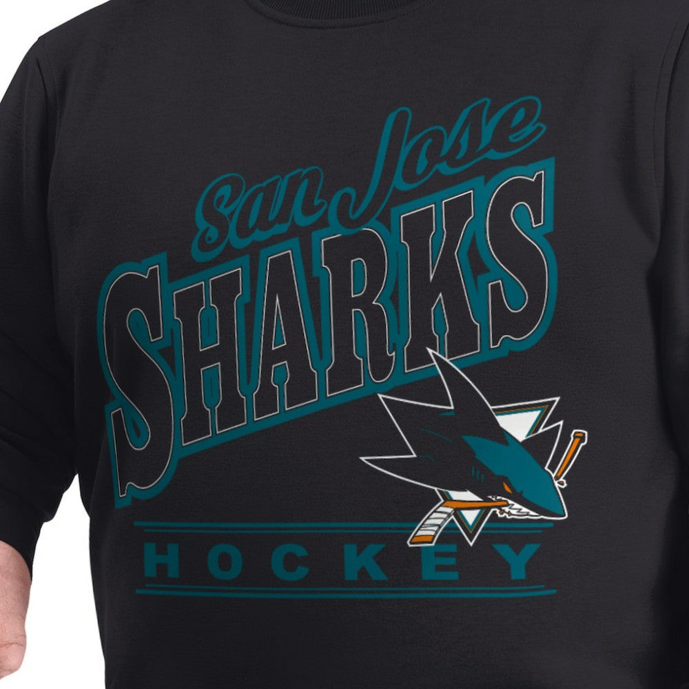 San Jose Sharks G-III Sports by Carl Banks Adaptive Headliner Fleece Sweatshirt