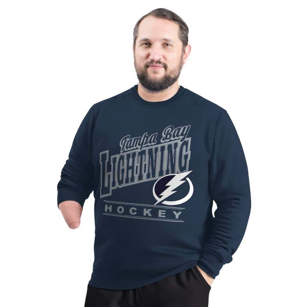 Tampa Bay Lightning G-III Sports by Carl Banks Adaptive Headliner Fleece Sweatshirt