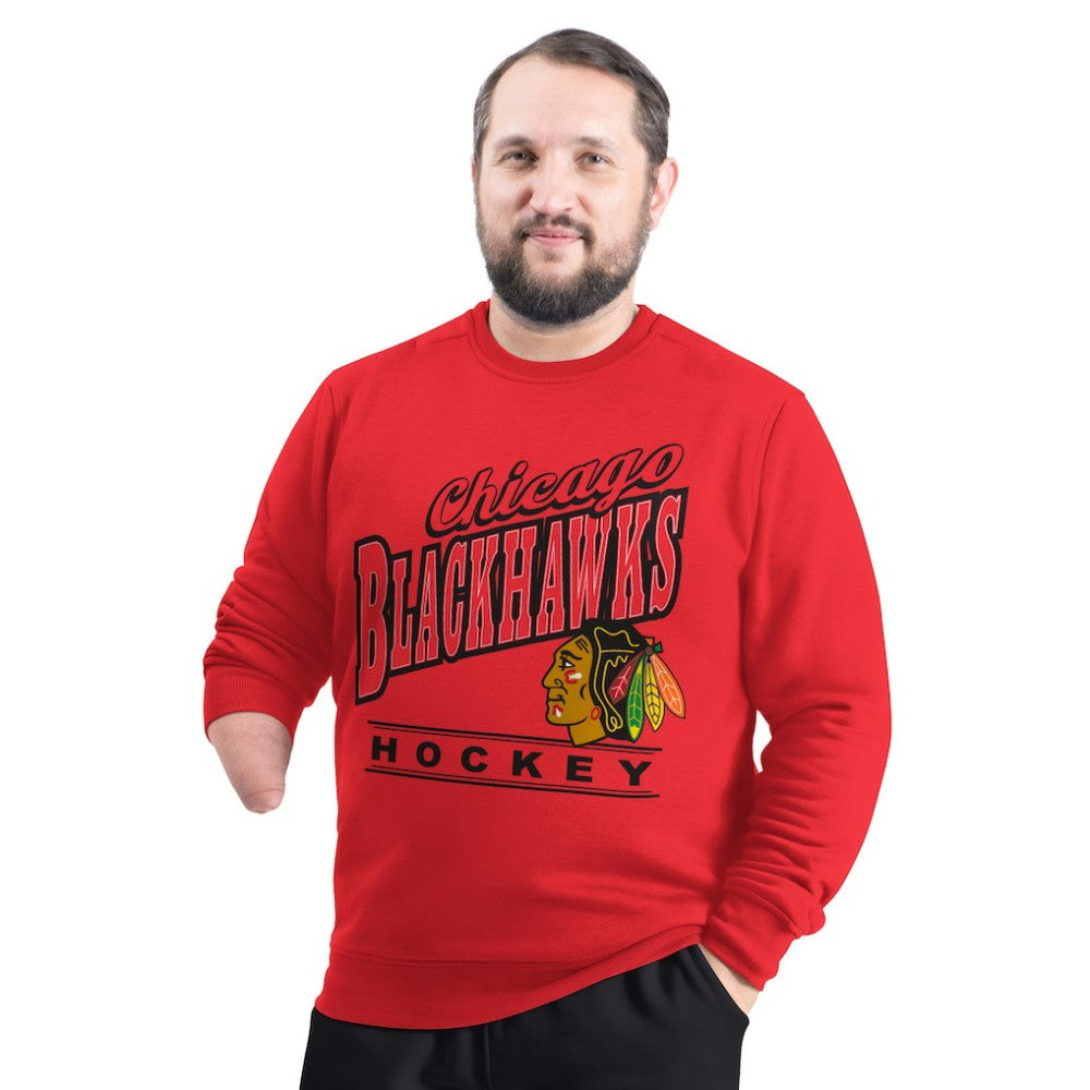 Chicago Blackhawks G-III Sports by Carl Banks Adaptive Headliner Fleece Sweatshirt