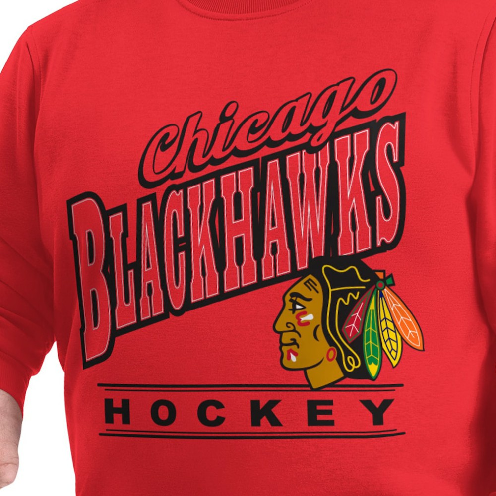 Chicago Blackhawks G-III Sports by Carl Banks Adaptive Headliner Fleece Sweatshirt