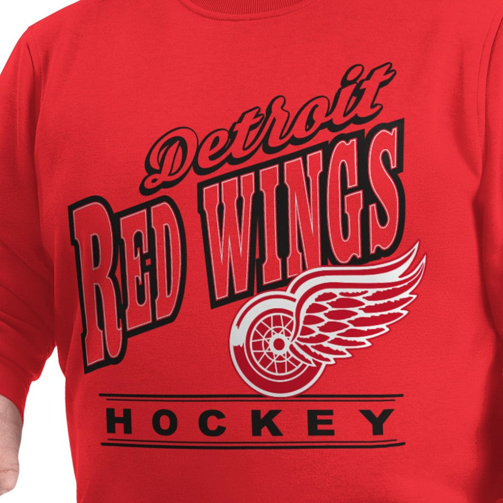 Detroit Red Wings G-III Sports by Carl Banks Adaptive Headliner Fleece Sweatshirt