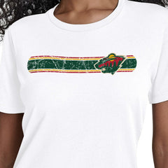 Minnesota Wild Starter Women's Team Stripe T-Shirt