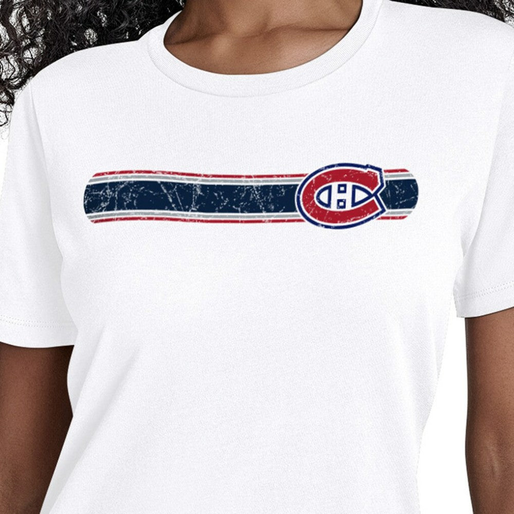 Montreal Canadiens Starter Women's Team Stripe T-Shirt
