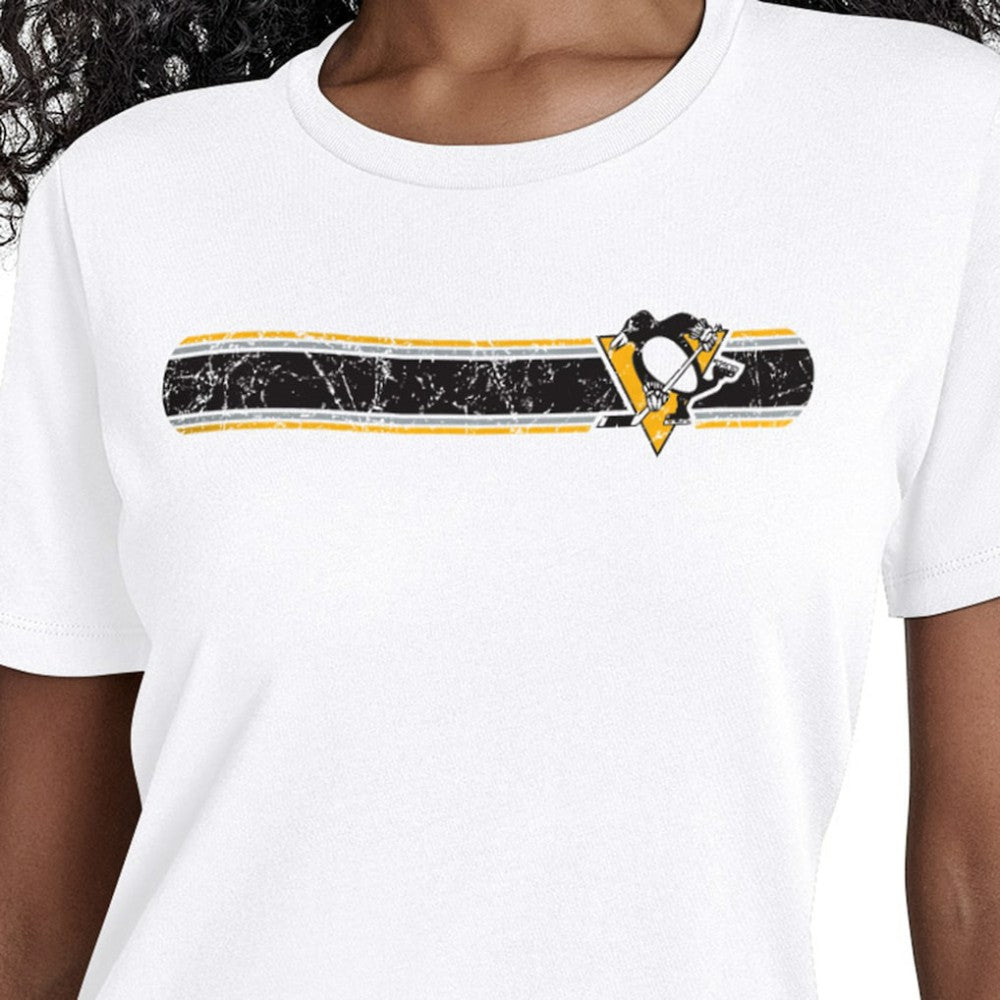 Pittsburgh Penguins Starter Women's Team Stripe T-Shirt
