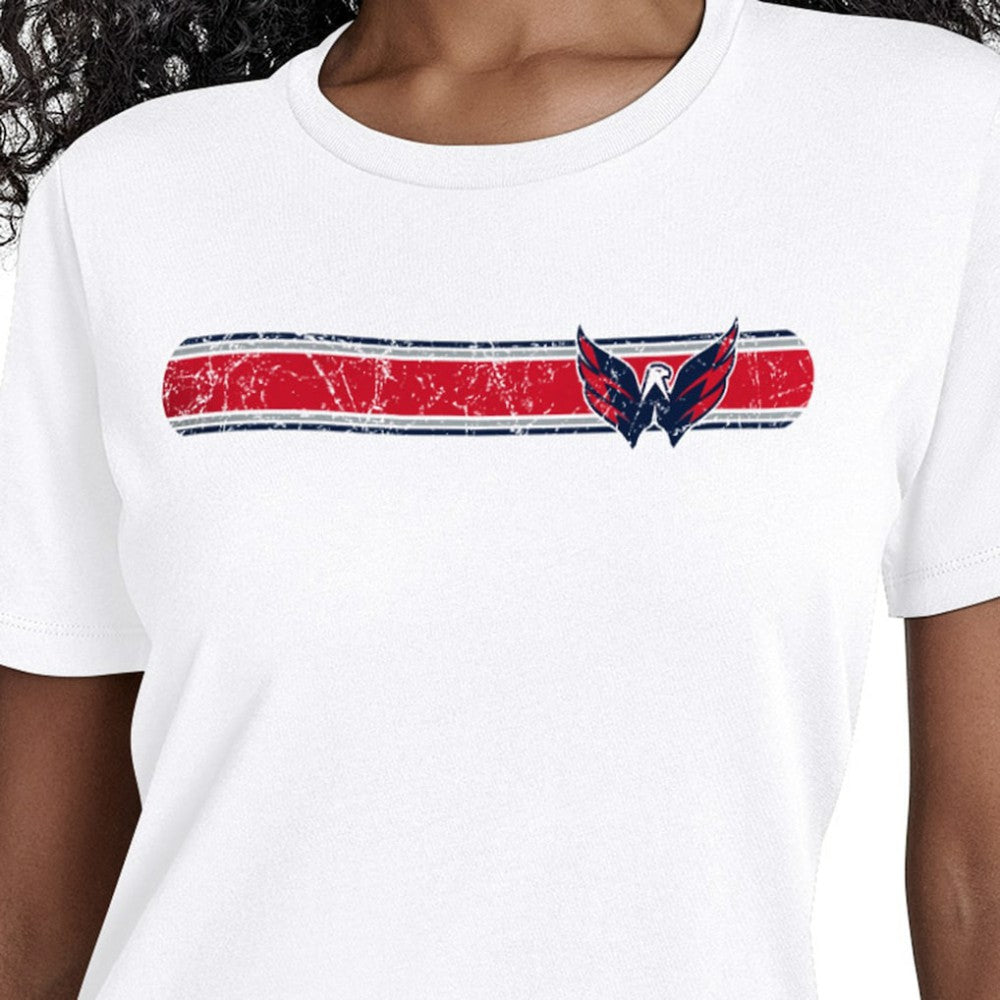 Washington Capitals Starter Women's Team Stripe T-Shirt
