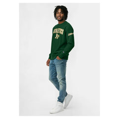 Athletics Champion Reverse Weave Chenille Sweatshirt - Green