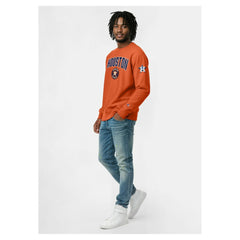 Houston Astros Champion Reverse Weave Chenille Sweatshirt - Orange