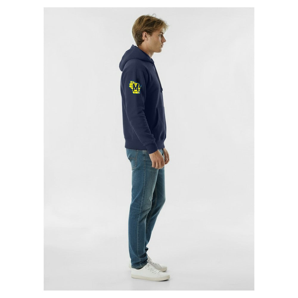 Milwaukee Brewers Champion Reverse Weave Chenille Hoodie - Navy