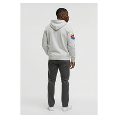 New York Mets Champion Reverse Weave Chenille Full-Zip Hoodie - Gray