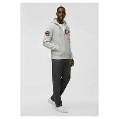 Chicago Cubs Champion Reverse Weave Chenille Full-Zip Hoodie - Gray