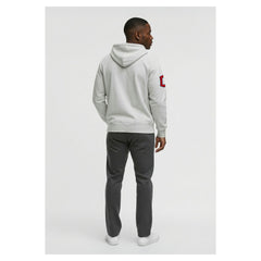 Cleveland Guardians Champion Reverse Weave Chenille Full-Zip Hoodie - Gray