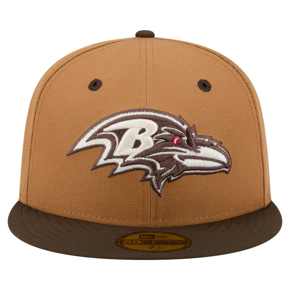 NFL Baltimore Ravens Two-Tone Walnut 59FIFTY Fitted Hat