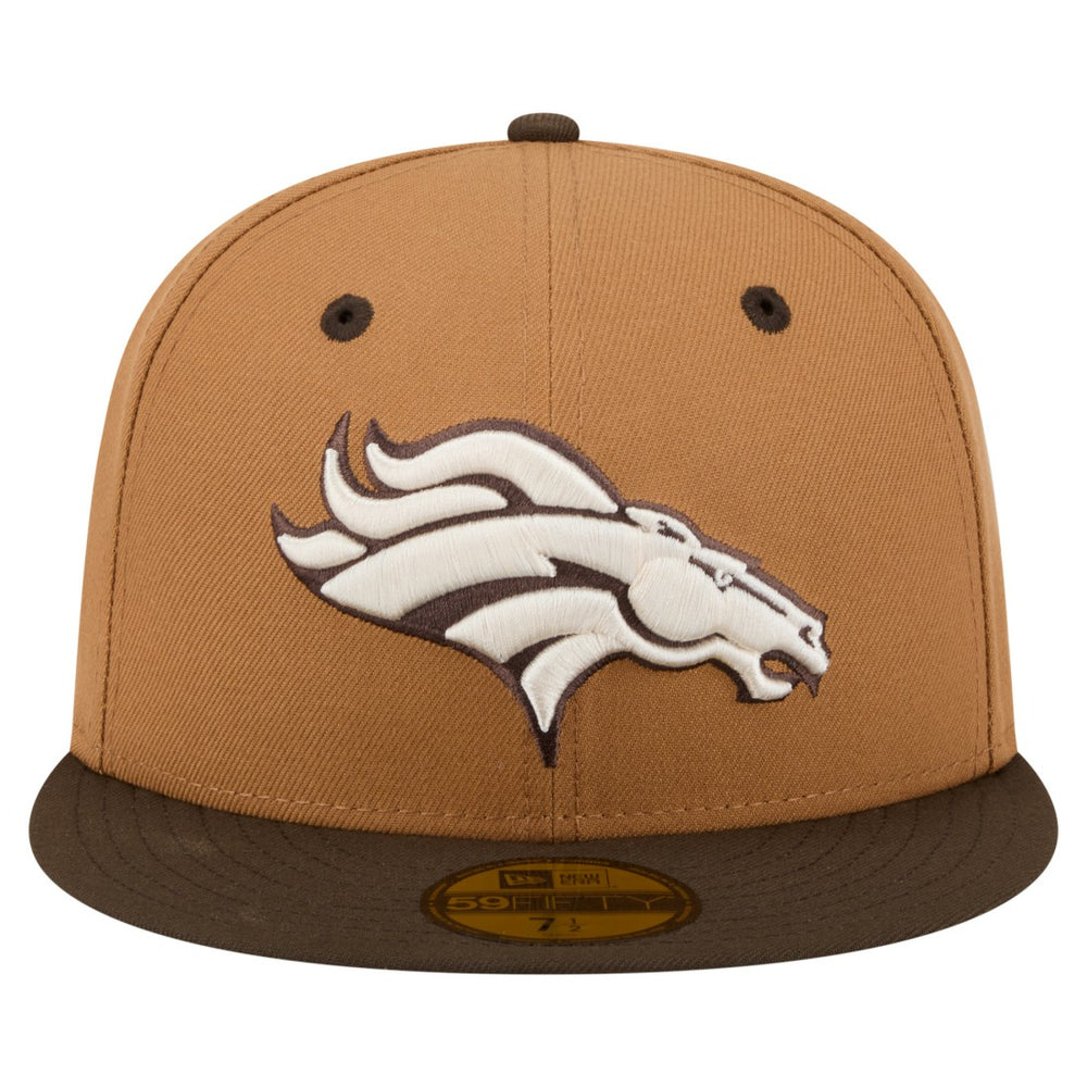 NFL Denver Broncos Two-Tone Walnut 59FIFTY Fitted Hat