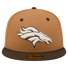 NFL Denver Broncos Two-Tone Walnut 59FIFTY Fitted Hat