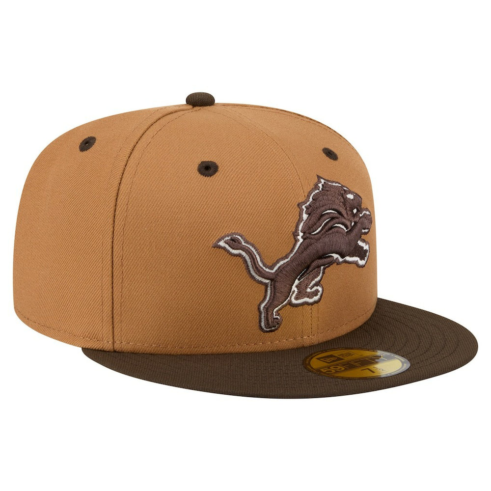NFL Detroit Lions Two-Tone Walnut 59FIFTY Fitted Hat