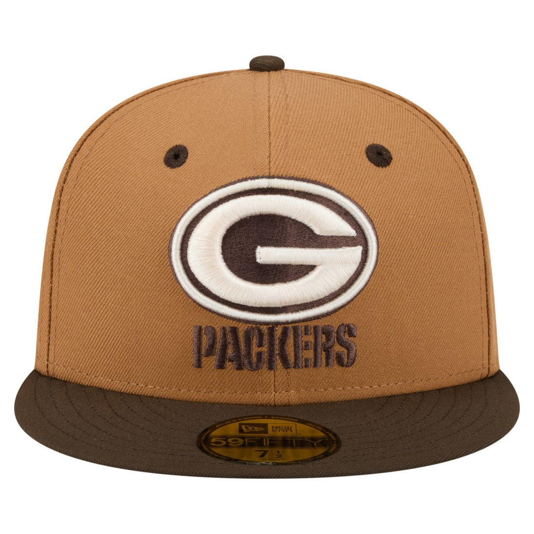 NFL Green Bay Packers Two-Tone Walnut 59FIFTY Fitted Hat