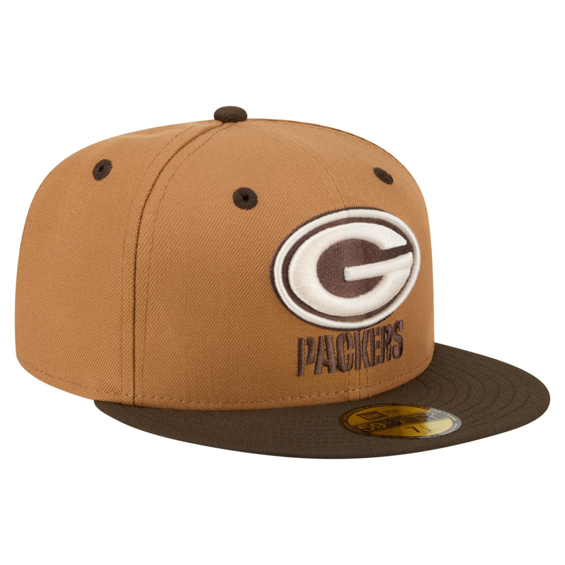 NFL Green Bay Packers Two-Tone Walnut 59FIFTY Fitted Hat