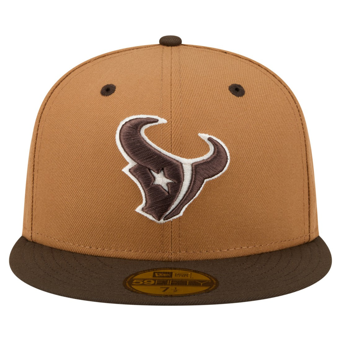 NFL Houston Texans Two-Tone Walnut 59FIFTY Fitted Hat