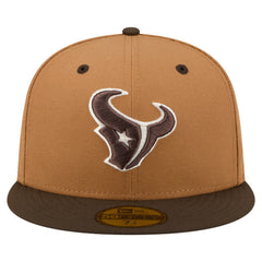 NFL Houston Texans Two-Tone Walnut 59FIFTY Fitted Hat
