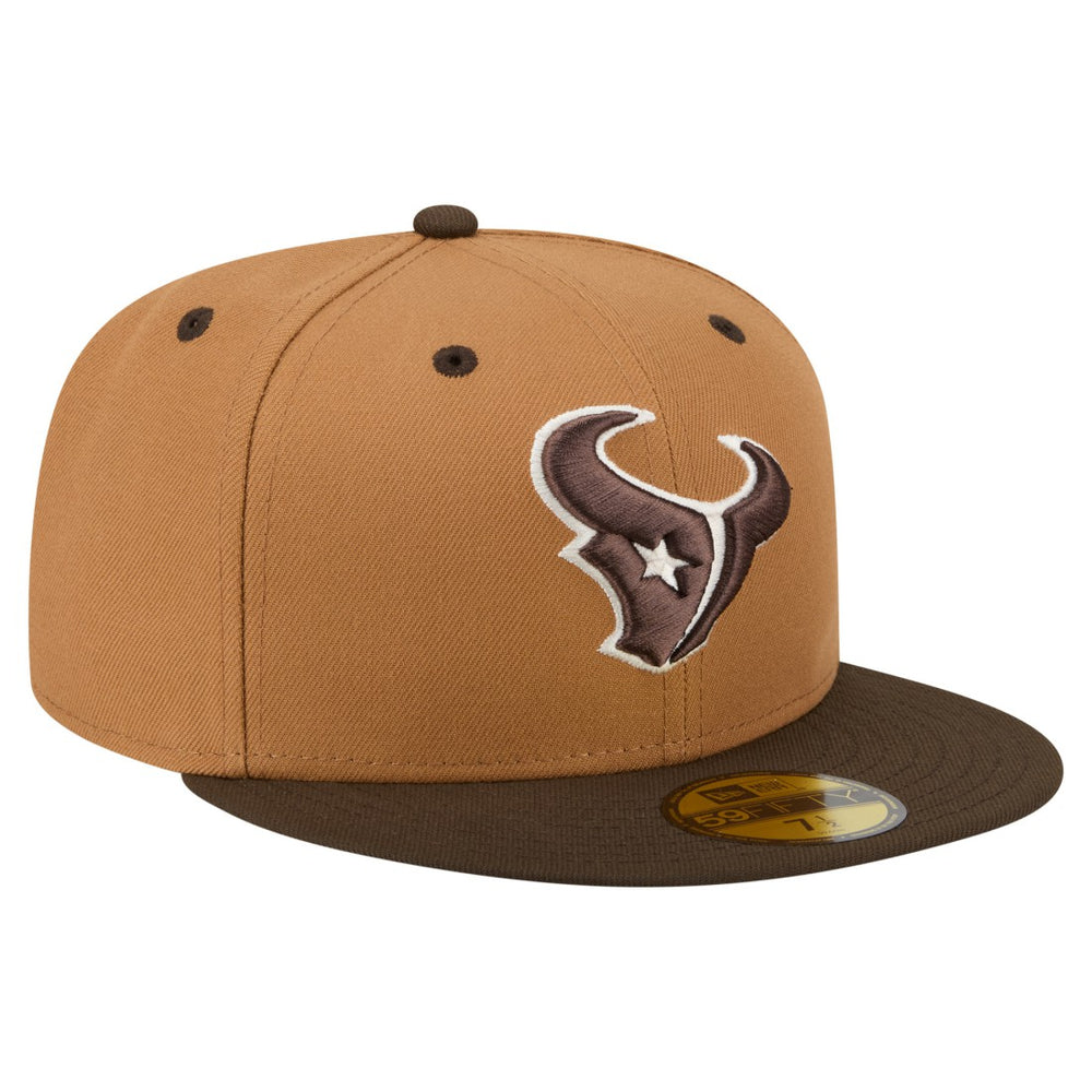 NFL Houston Texans Two-Tone Walnut 59FIFTY Fitted Hat