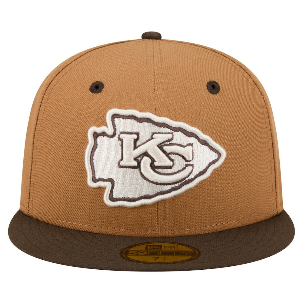 NFL Kansas City Chiefs Two-Tone Walnut 59FIFTY Fitted Hat