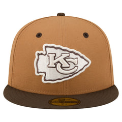 NFL Kansas City Chiefs Two-Tone Walnut 59FIFTY Fitted Hat