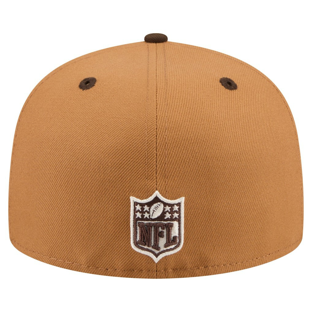 NFL Miami Dolphins Two-Tone Walnut 59FIFTY Fitted Hat
