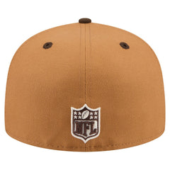 NFL Miami Dolphins Two-Tone Walnut 59FIFTY Fitted Hat
