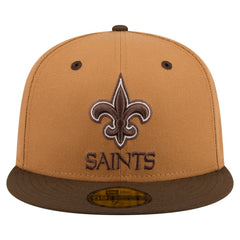 NFL New Orleans Saints Two-Tone Walnut 59FIFTY Fitted Hat