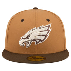 NFL Philadelphia Eagles Two-Tone Walnut 59FIFTY Fitted Hat