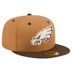 NFL Philadelphia Eagles Two-Tone Walnut 59FIFTY Fitted Hat