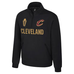 Cleveland Cavaliers Stadium Essentials Unisex First Team Trainer Quarter-Zip Pullover sale - Black for sale