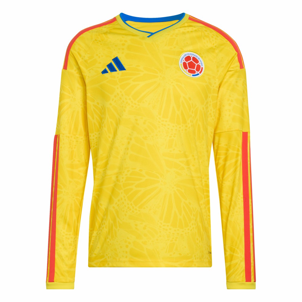 Colombia National Team FIFA x World Cup 2026 Home Replica Long Sleeve Jersey / Soccer Outlet