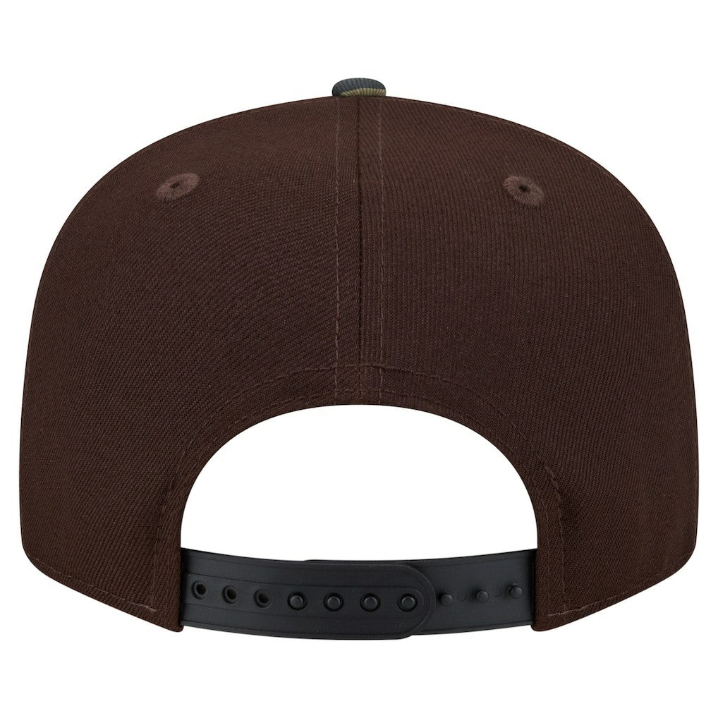 NFL New York Giants Adult Burnt Wood Camo 9FIFTY Snapback Hat