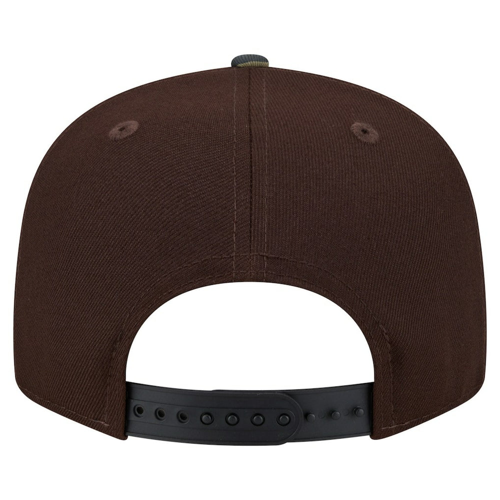 NFL New York Giants Adult Burnt Wood Camo 9FIFTY Snapback Hat