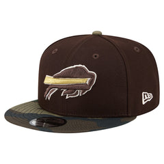 NFL Buffalo Bills Adult Burnt Wood Camo 9FIFTY Snapback Hat