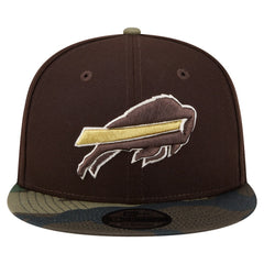 NFL Buffalo Bills Adult Burnt Wood Camo 9FIFTY Snapback Hat