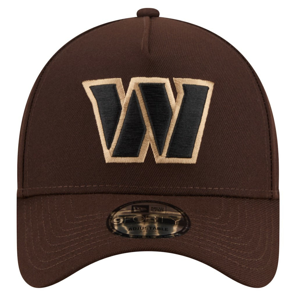 NFL Washington Commanders Burnt Wood A-Frame 9FORTY Adjustable Hat