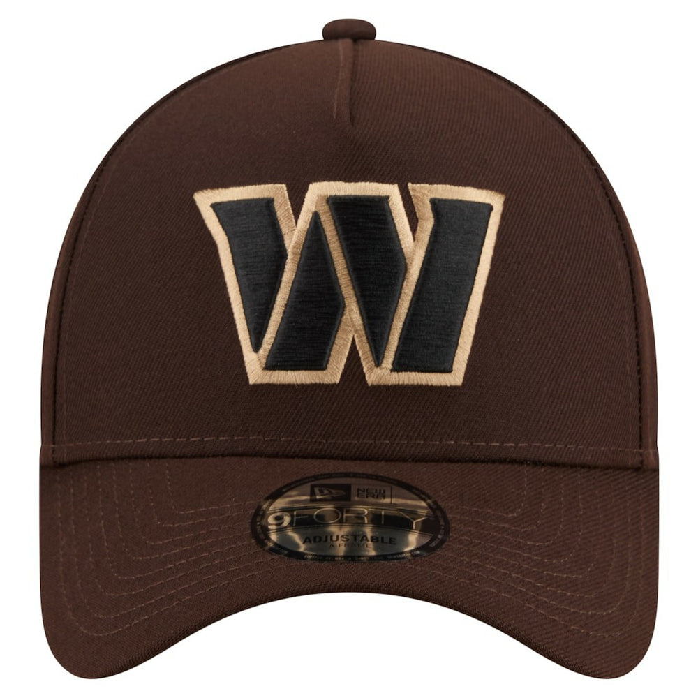 NFL Washington Commanders Burnt Wood A-Frame 9FORTY Adjustable Hat