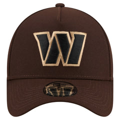 NFL Washington Commanders Burnt Wood A-Frame 9FORTY Adjustable Hat