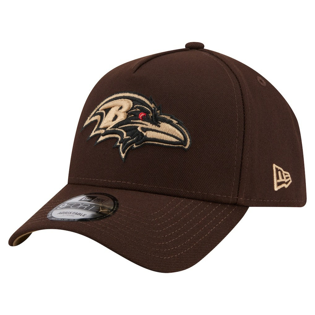 NFL Baltimore Ravens Burnt Wood A-Frame 9FORTY Adjustable Hat