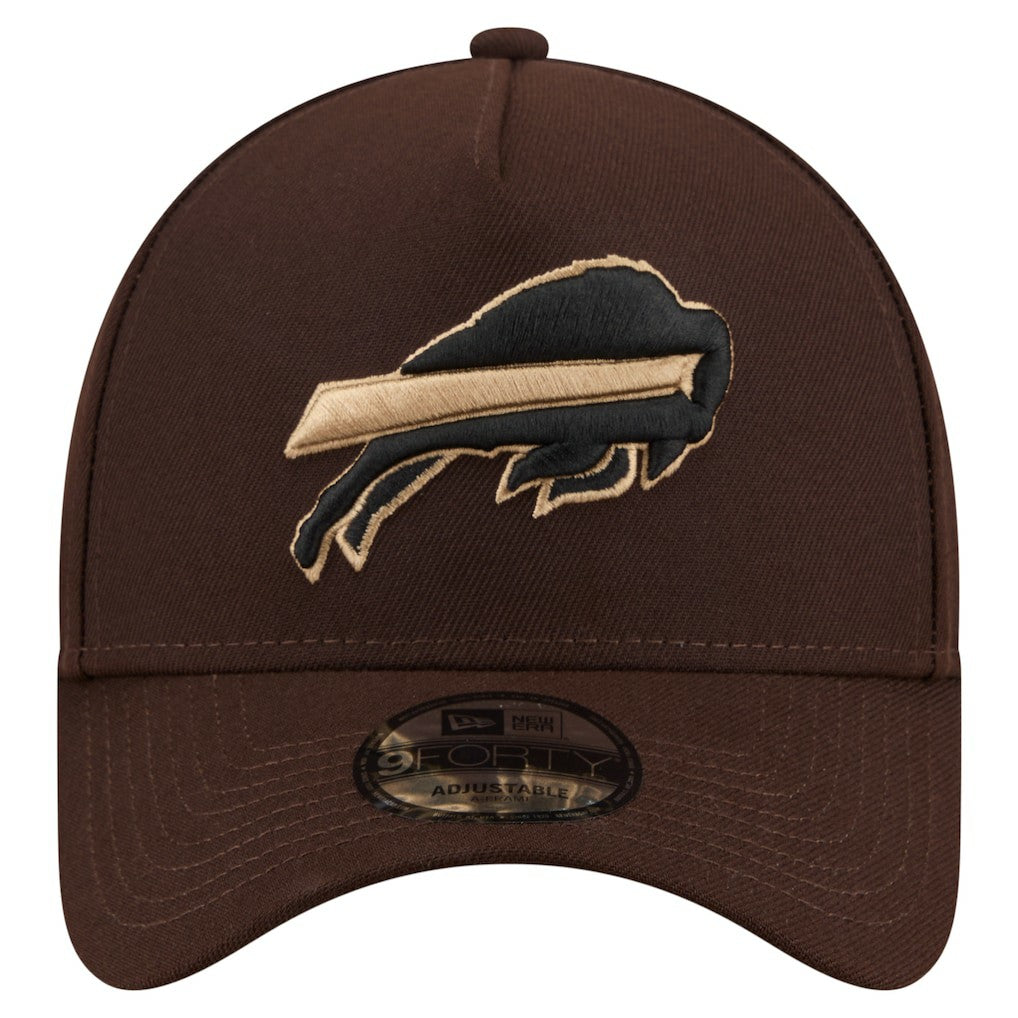 NFL Buffalo Bills Burnt Wood A-Frame 9FORTY Adjustable Hat