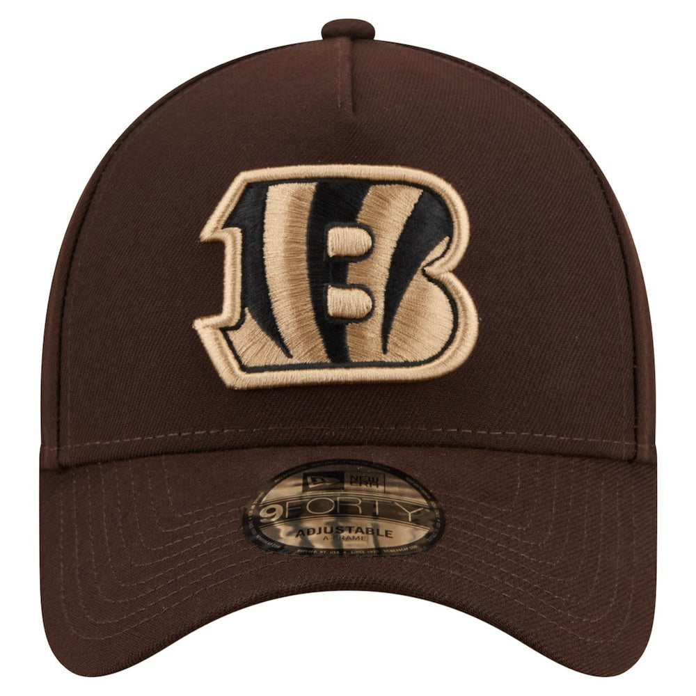 NFL Cincinnati Bengals Burnt Wood A-Frame 9FORTY Adjustable Hat