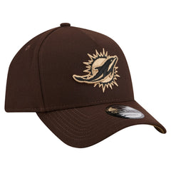 NFL Miami Dolphins Burnt Wood A-Frame 9FORTY Adjustable Hat