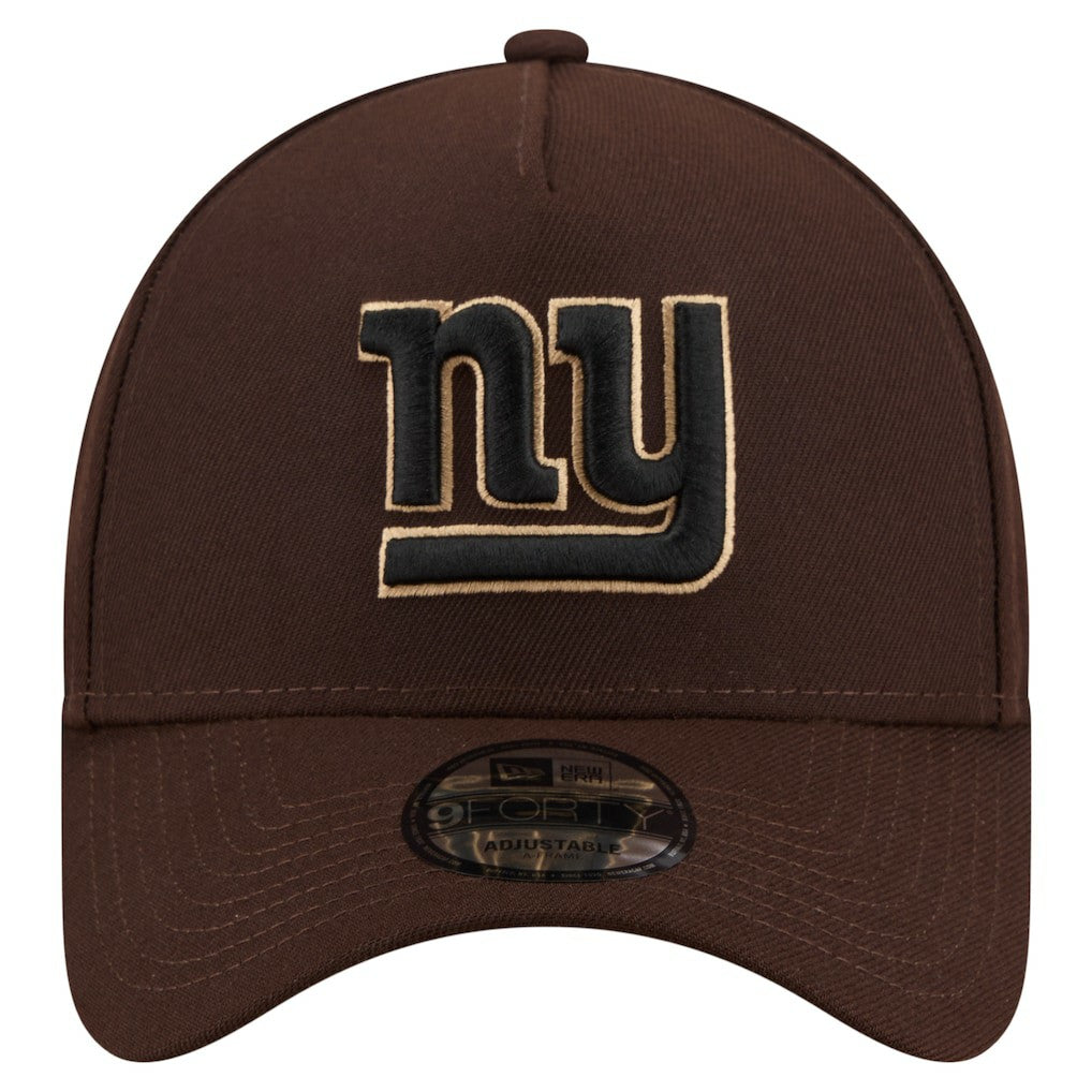 NFL New York Giants Burnt Wood A-Frame 9FORTY Adjustable Hat