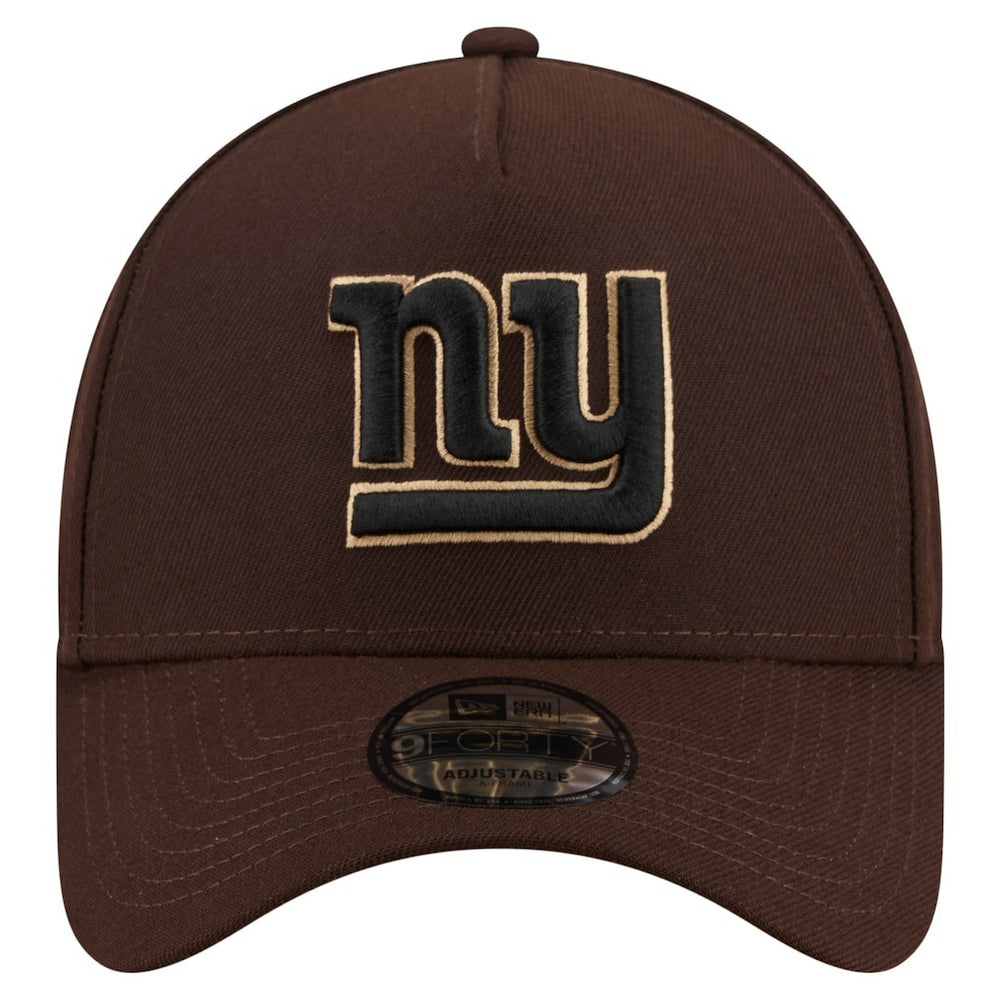 NFL New York Giants Burnt Wood A-Frame 9FORTY Adjustable Hat