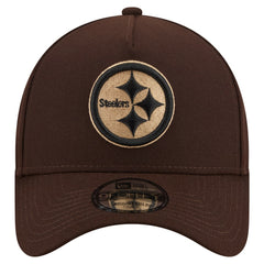 NFL Pittsburgh Steelers Burnt Wood A-Frame 9FORTY Adjustable Hat