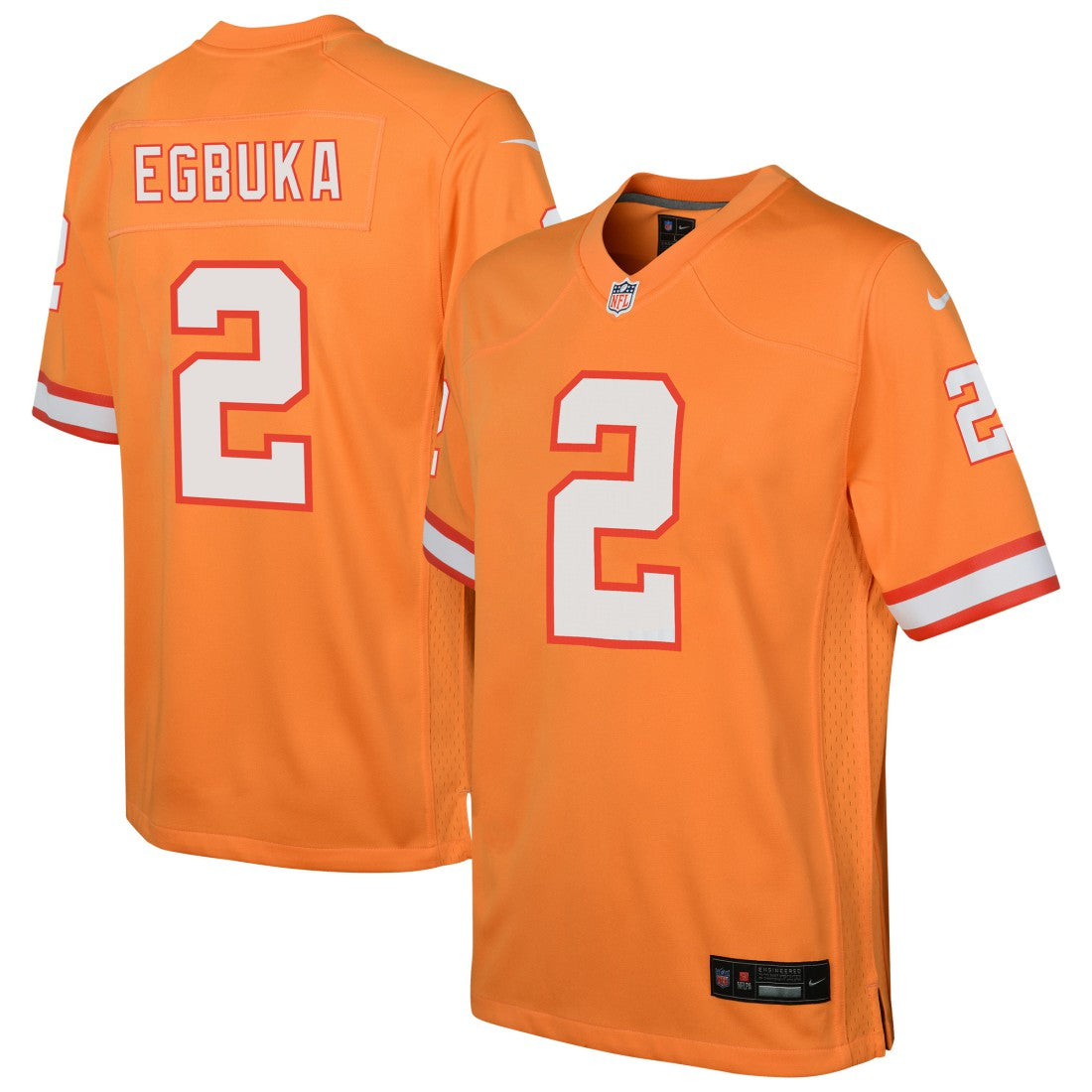 NFL Tampa Bay Buccaneers Emeka Egbuka  Youth Team Game Jersey