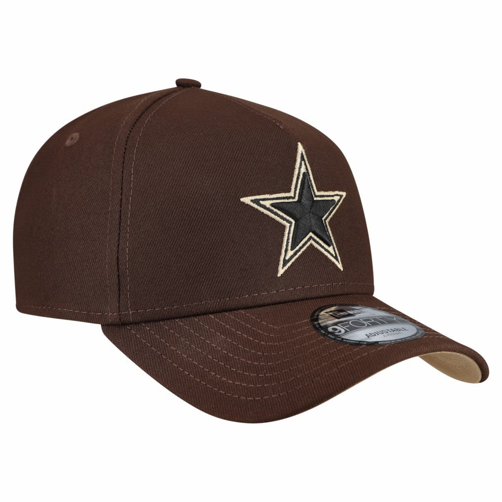 NFL Dallas Cowboys Burnt Wood A-Frame 9FORTY Adjustable Hat